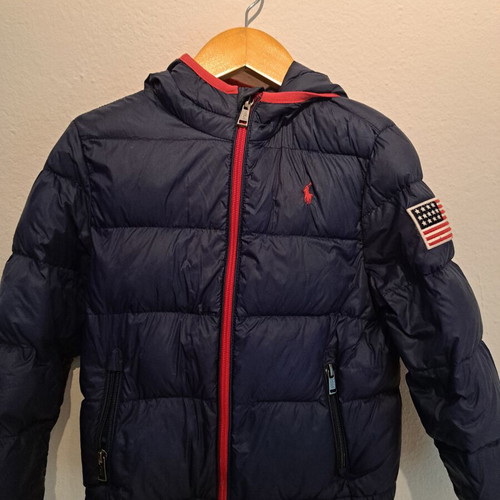 Polo Ralph Lauren kids jacket like new, size 116 cm, blue and red