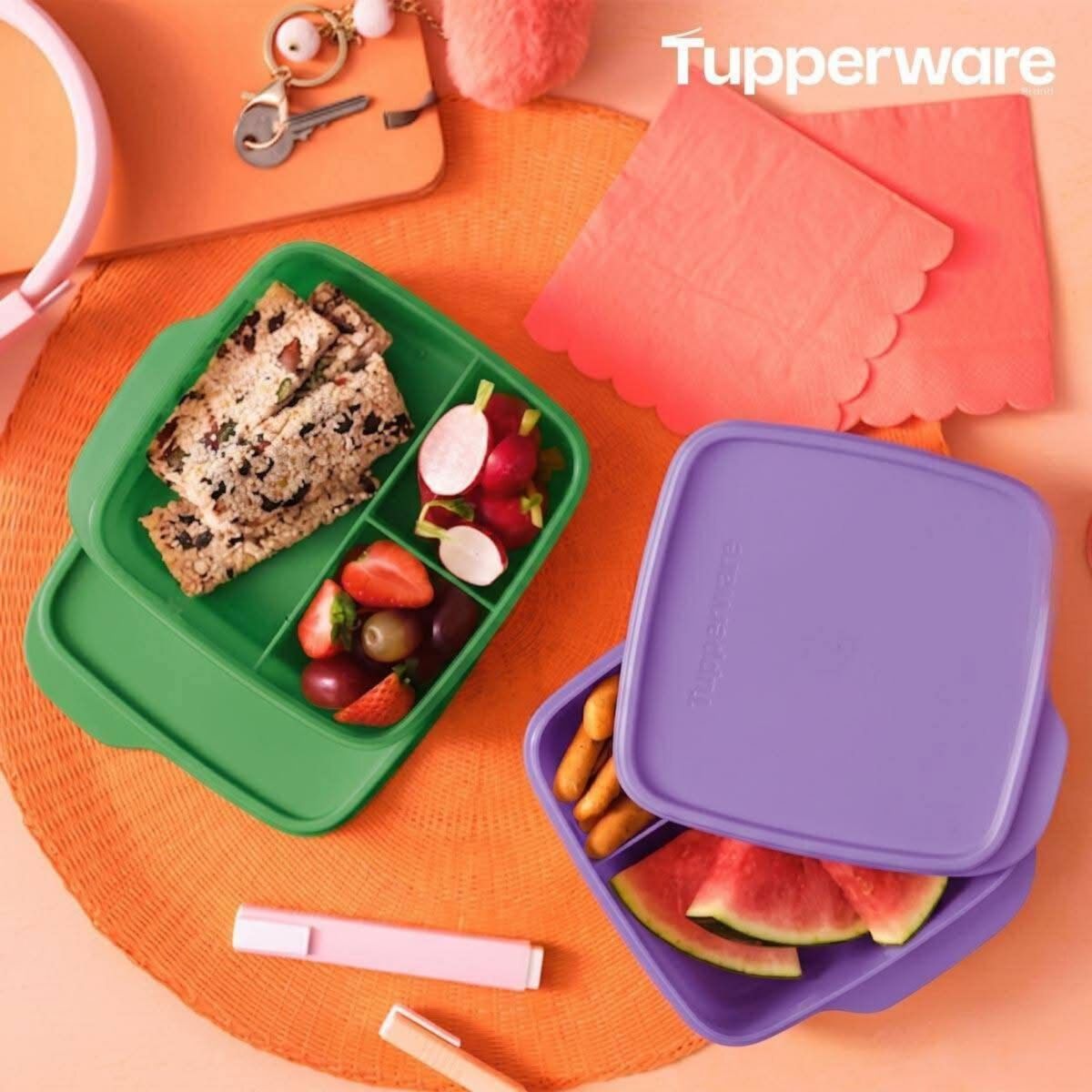 Tupperware picnic set 4 × 550 ml new - € 32,00 - Vendora.cy