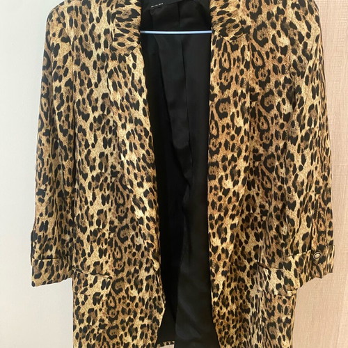Zara Basic leopard jacket like new