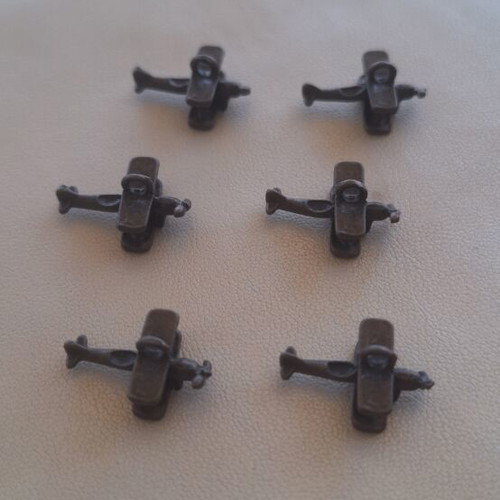 6 pcs vintage helicopter-airplane for crafts