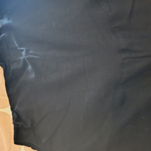 H&M maternity pants used, black medium fabric relaxed fit
