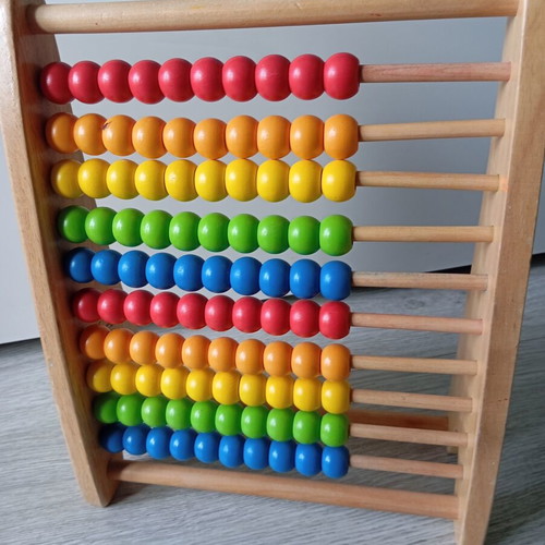 Hape Rainbow wooden abacus