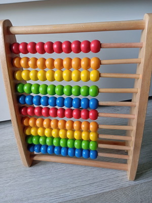 Hape Rainbow wooden abacus