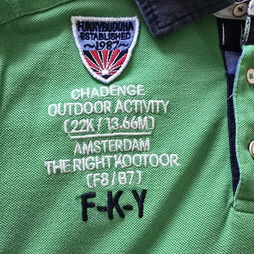 Funky Buddha Shirt size M like new, green