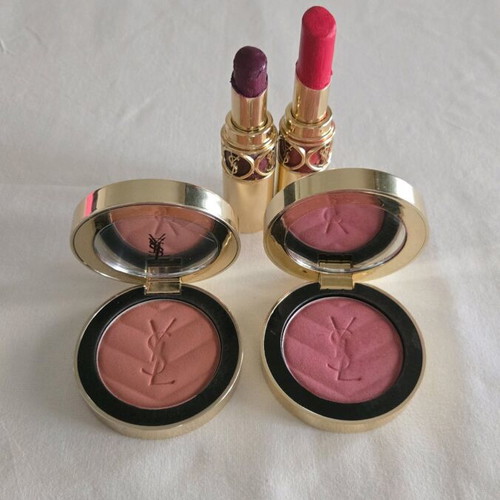 YSL blush & lip set like new with popular shades 44 & 06