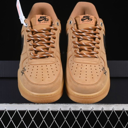 Nike Air Force 1 '07 Low Wheat Graffiti new handmade sneakers