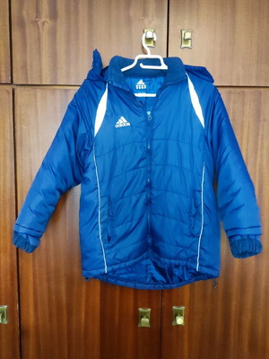 Μπουφάν Adidas μεταχειρισμένο για αγόρι 10Υ μπλε