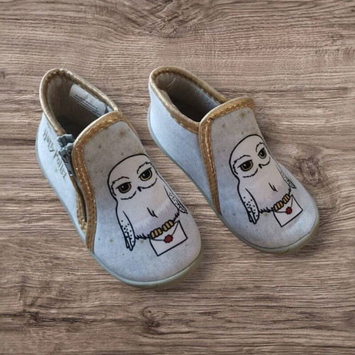 Children's Jersey Booties Hedwige Design Size 25 New, Gray