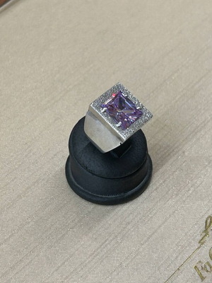 Silver ring 925 new, size 55