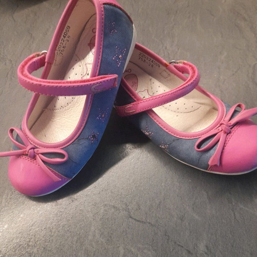 Crocodilino ballerinas used no 28 blue with leather interior