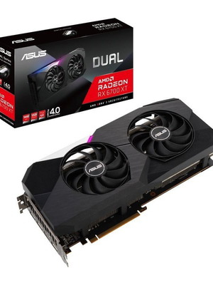 ASUS Dual Radeon RX 6700 XT OC Edition 12GB μεταχειρισμένη κάρτα γραφικών