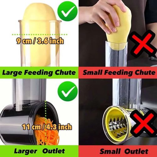 KitchenAid mixer cutting-grating attachment with 5 blades