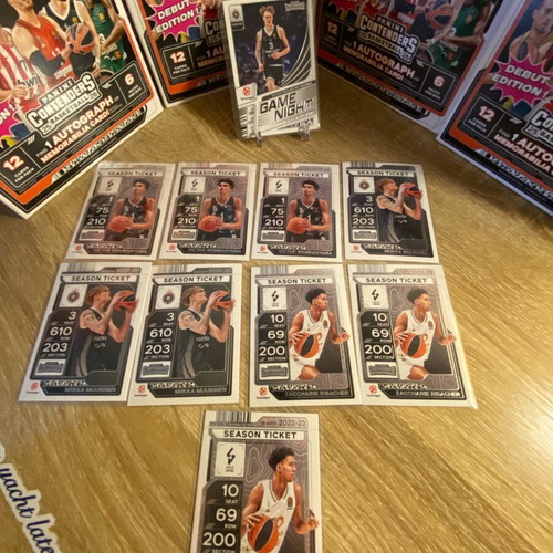 Panini Contenders EuroLeague Rookie Card Lot 10 Cards like new