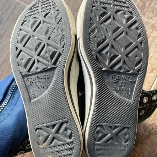 Converse All Star boots used, size 38, black and white