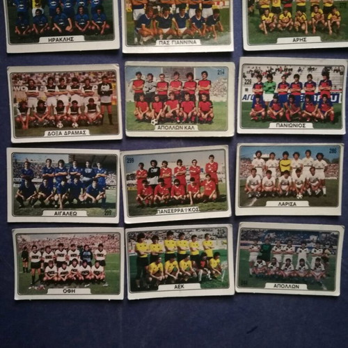 Dogiakos Billi Do stickers used, pack of 12, teams