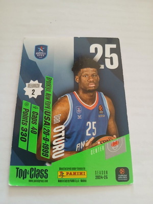 Panini Top Class Dan Uturu sticker
