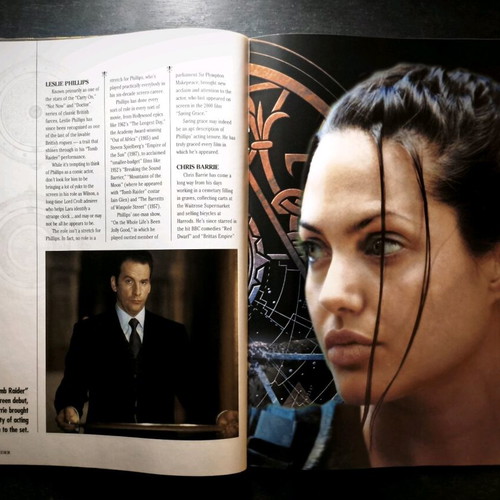 Lara Croft Tomb Raider The Movie Collectors' Edition magazine like new, English