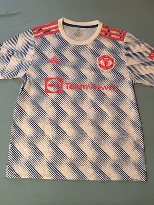 Manchester United ποδοσφαιρική φανέλα σε μπλε και λευκό
