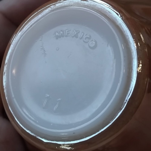 Vintage σετ φλιτζάνια καφέ Termocrisa Peach Lustre, 3 συν 2 δώρο