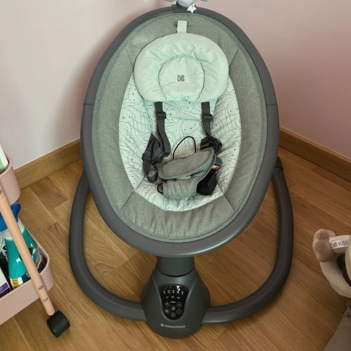 Baby Relax Kikka Boo swing like new with music and touch controls