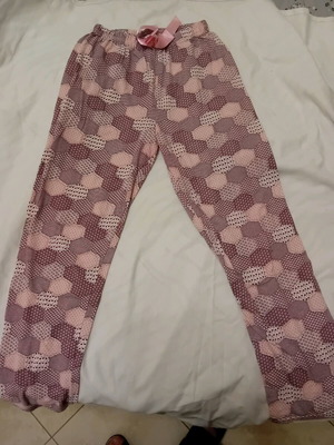 Pajama pants used, pink, size S