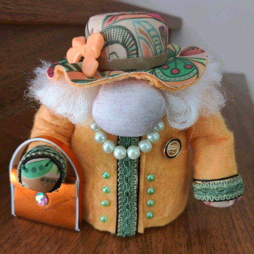 Doll handmade gnome The Queen made to order