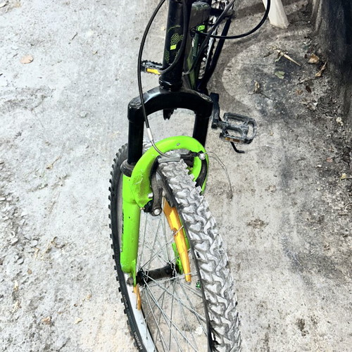 Clermont mountain bike 24 inch, black, men's