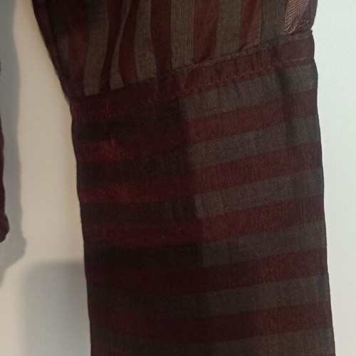 Zara women's brown striped shirt like new, size S