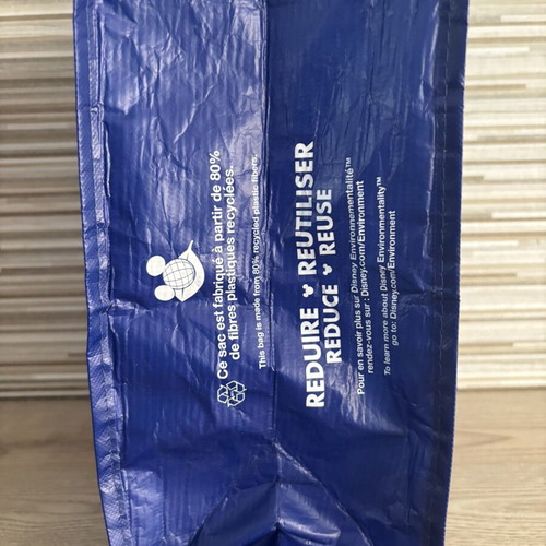 Collectible 30 Years Disneyland bag, recyclable materials