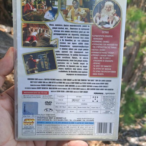Bad Santa DVD used, comedy with subtitles