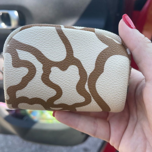 Tous wallet beige and brown like new with zipper
