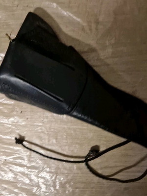 Military holster for .45 pistol used, full leather