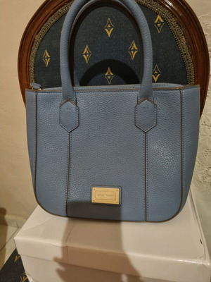 Τσάντα χειρός Emporio Armani μεταχειρισμένη, μπλε