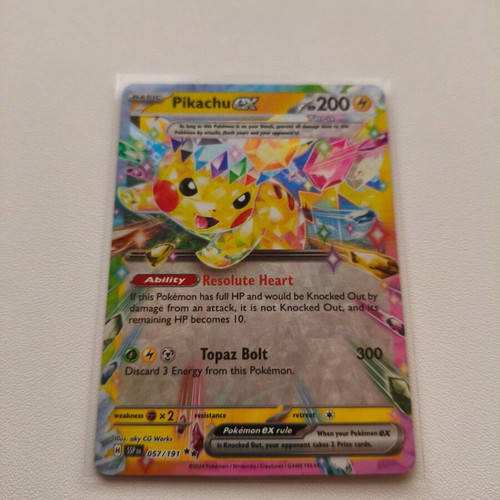Pokemon Pikachu EX 057/191 Surging Sparks new