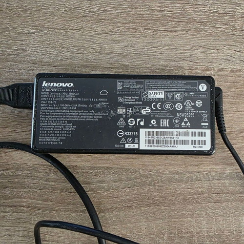 Lenovo power adapter ADL135NLC3A used, fully functional