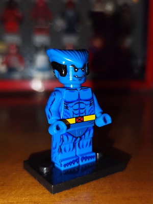 Beast Hank McCoy Marvel Comics X-Men '97 φιγούρα σαν καινούργιο με βάση και δύο κεφάλια