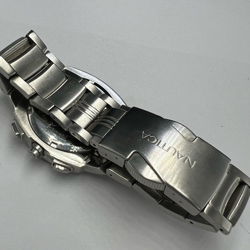 Nautica Steel Chronograph 40mm like new, men's watch