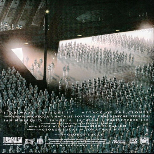 CD Star Wars Episode II Attack of the Clones like new, music by John Williams