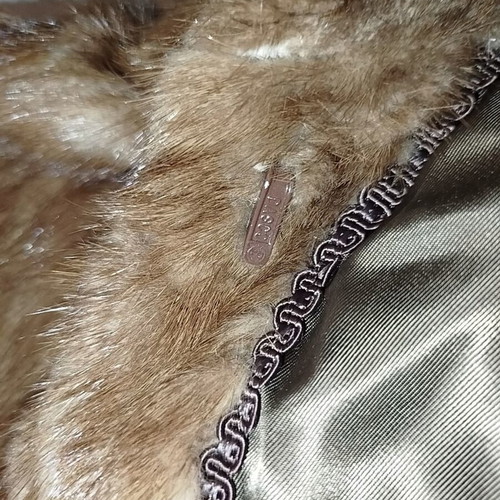 Mink furs like new, brown, sold together