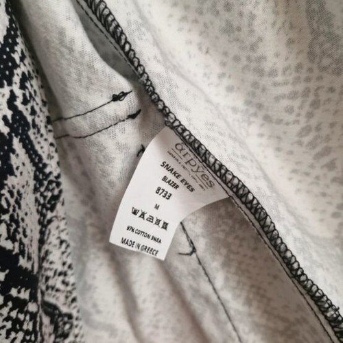 Arpyes blazer like new, animal print, black and grey