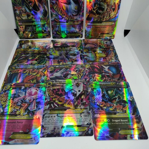 Pokemon Mega Evolution EX Holographic Foil Card Set, 60 pcs