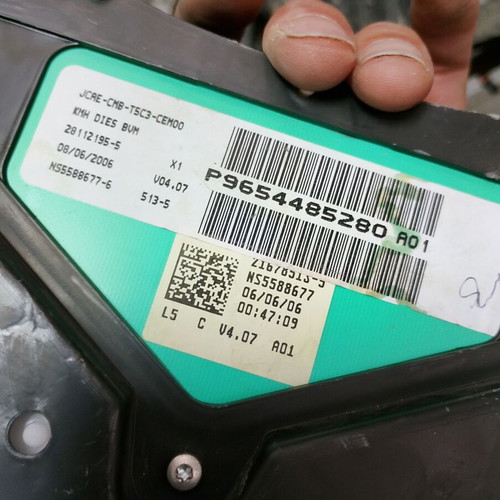 Peugeot 307 P 9654485280 odometer used