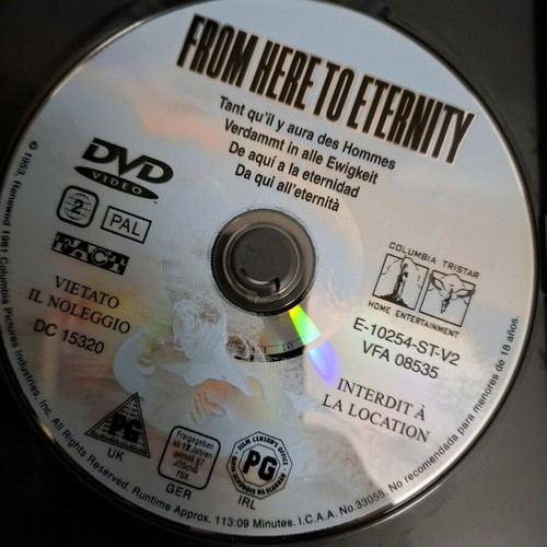 DVD From Here to Eternity new, romantic social drama