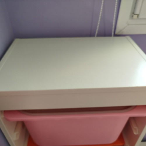 IKEA Trofast storage furniture like new with colorful boxes