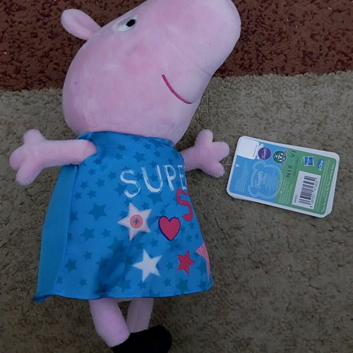 George plush from Peppa The Pig Famesa Softies new authentic