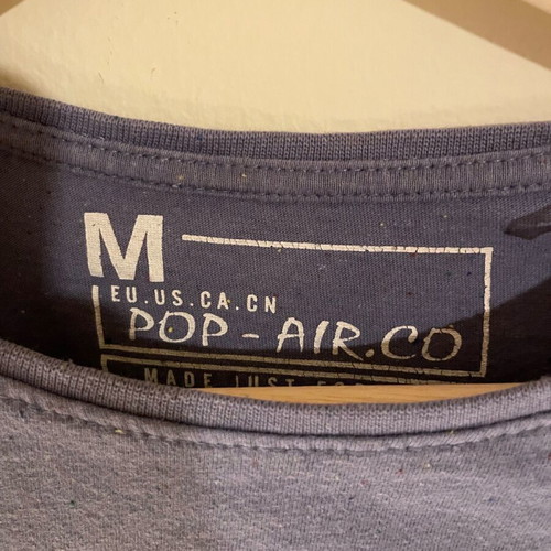 Pop air t-shirt used, blue, size M