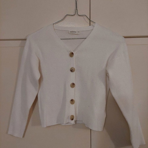 Rib white cardigan Orchestra like new, suitable for XS and S