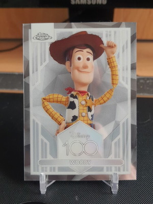 Topps Disney Chrome 2023 D100 Woody Base card like new