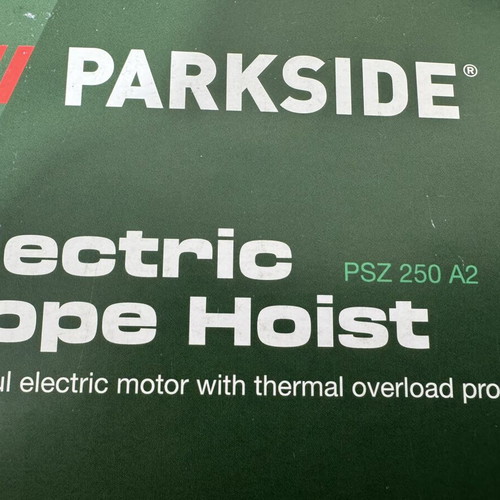 Parkside PSZ 250 A2 electric hoist, unused