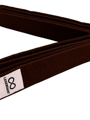 Legendary Brown Martial Arts Belt new, durable cotton fabric